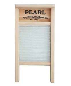 Home, Farm & Garden Canadian Woodenware Pearl Glass Washboard