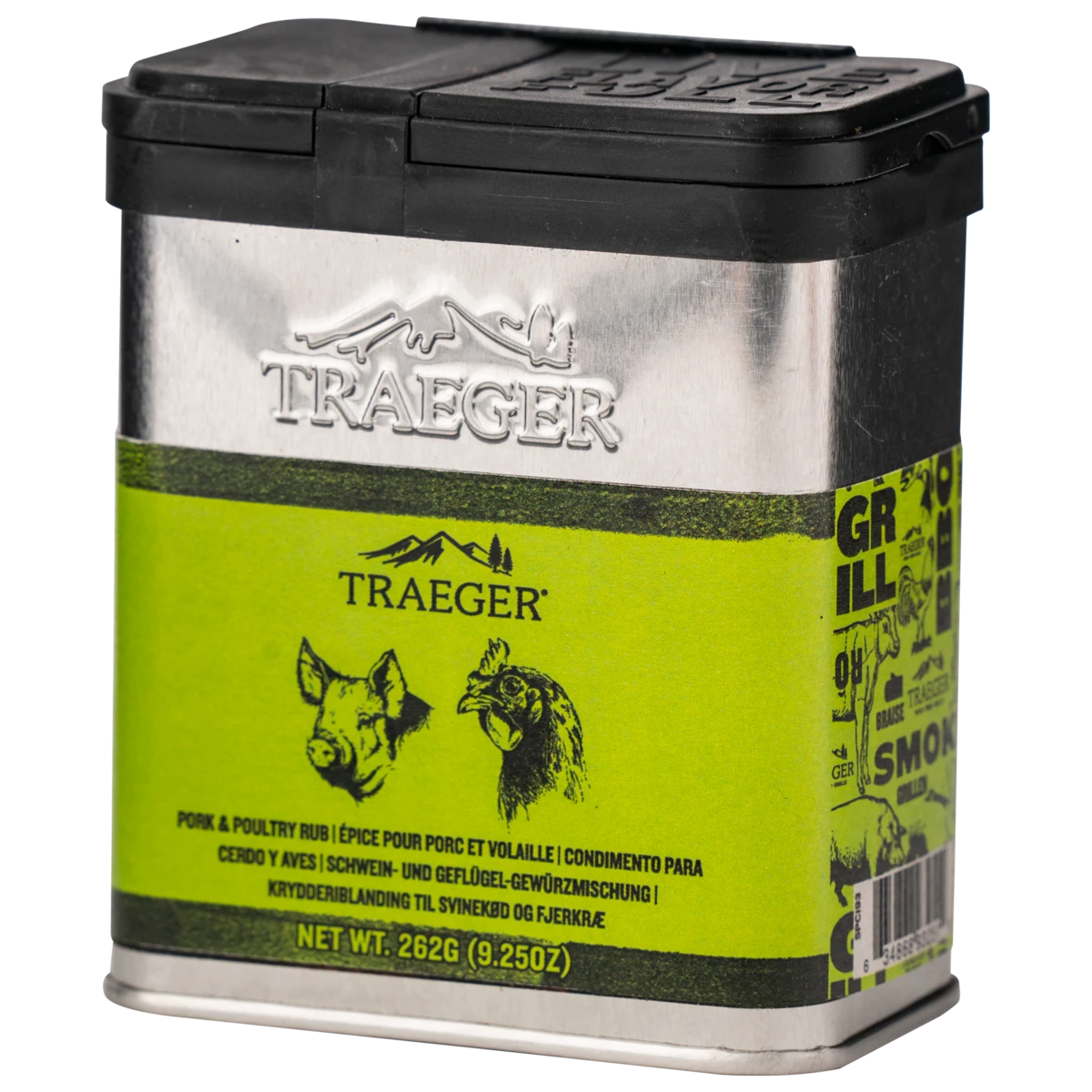 TRAEGER PORK & POULTRY RUB 9.25 OZ Traeger Accessories 1 TRAEGER PORK & POULTRY RUB 9.25 OZ Traeger Accessories