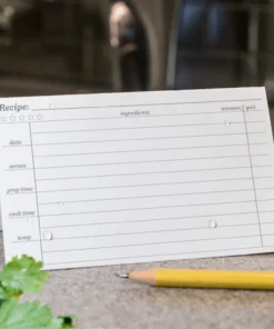 Rite In The Rain Weatherproof Recipe Cards, 6 In. X 5 In.