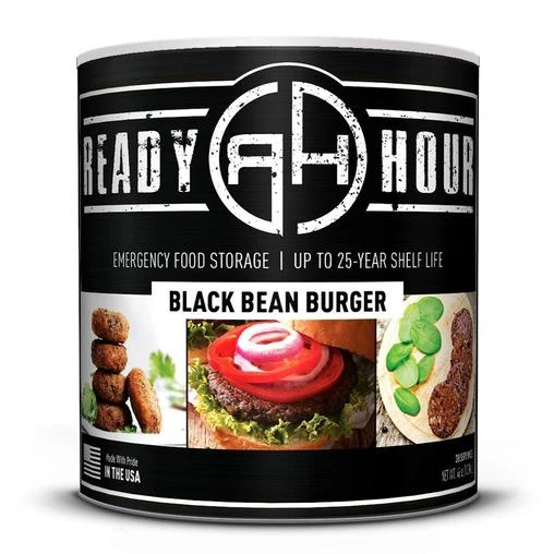 Ready Hour Black Bean Burger #10 Can 1 Ready Hour Black Bean Burger #10 Can