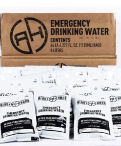 Drinks Ready Hour Emergency Water Pouch Case (64 Pouches) 8 Drinks Ready Hour Emergency Water Pouch Case (64 Pouches)