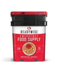 ReadyWise 120 Serving Breakfast Bucket Food & Food Storage