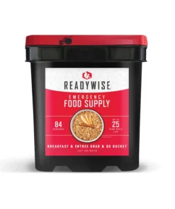 ReadyWise Breakfast & Entree Grab & Go Bucket- 84 Servings