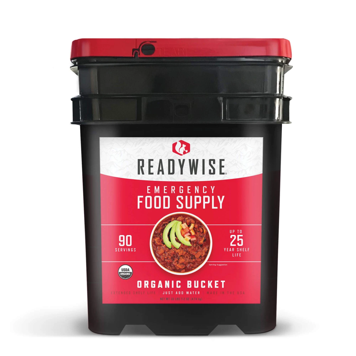 ReadyWise Organic Bucket - 90 Servings Food & Food Storage 1 ReadyWise Organic Bucket - 90 Servings Food & Food Storage