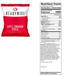 ReadyWise Package Of Long Term Emergency Food Supply - 2160 Servings Food & Food Storage 22 ReadyWise Package Of Long Term Emergency Food Supply - 2160 Servings Food & Food Storage