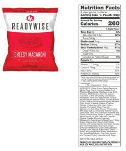 ReadyWise Emergency Survival Food Storage - 360 Servings