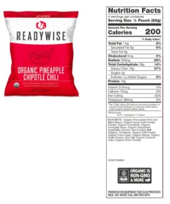 ReadyWise Organic Bucket - 90 Servings Food & Food Storage 7 ReadyWise Organic Bucket - 90 Servings Food & Food Storage