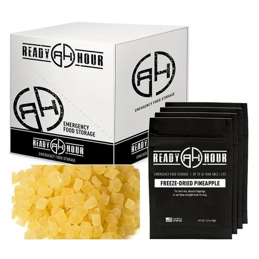Ready Hour Freeze-Dried Pineapple Case Pack 1 Ready Hour Freeze-Dried Pineapple Case Pack