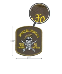 Rothco Special Forces Mess With The Best Patch 3 Rothco Special Forces Mess With The Best Patch