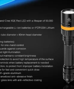FENIX SD20 1000 LUMENS DIVE LIGHT Flashlights