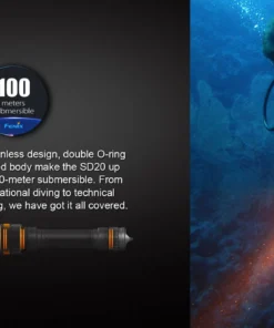 FENIX SD20 1000 LUMENS DIVE LIGHT Flashlights