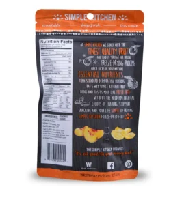 ReadyWise Simple Kitchen Freeze-Dried Peaches - 6 Pack Food & Food Storage