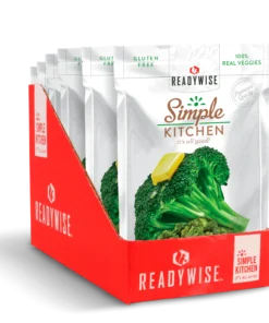 ReadyWise Simple Kitchen Buttered Broccoli - 6 Pack