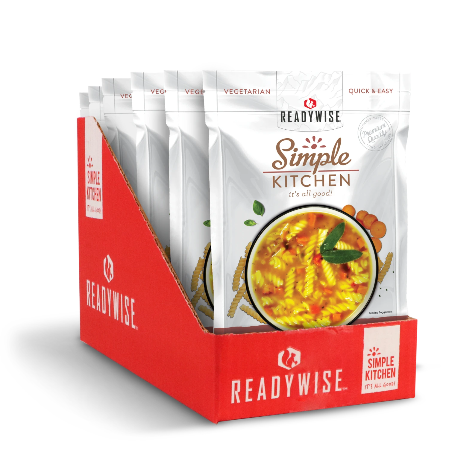 ReadyWise Simple Kitchen Classic Chicken Noodle Soup - 6 Pack Food & Food Storage 1 ReadyWise Simple Kitchen Classic Chicken Noodle Soup - 6 Pack Food & Food Storage