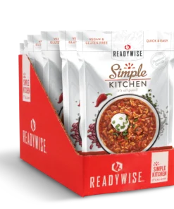 ReadyWise Food & Food Storage Simple Kitchen Hearty Veggie Chili Soup - 6 Pack