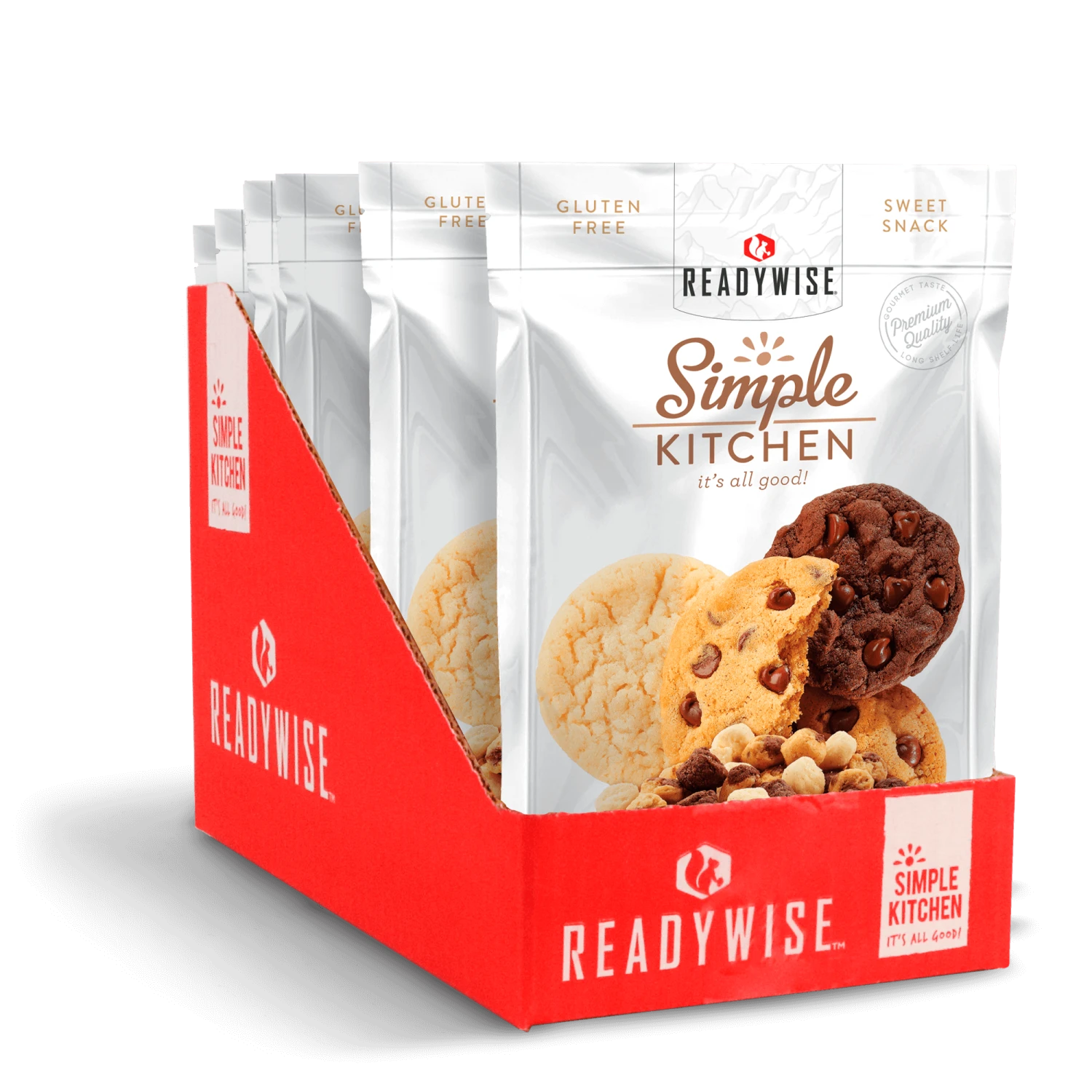 ReadyWise Simple Kitchen Cookie Dough Medley - 6 Pack 1 ReadyWise Simple Kitchen Cookie Dough Medley - 6 Pack