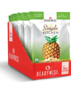 ReadyWise Food & Food Storage Simple Kitchen Organic Freeze-Dried Pineapples - 6 Pack