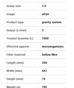 Katadyn BeFree Gravity Water Filtration System 3L 11 Katadyn BeFree Gravity Water Filtration System 3L