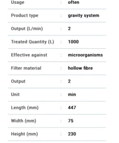 Katadyn Befree Water Filtration System 3L
