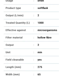 Katadyn BeFree Collapsible Water Filtration Bottle 0.6L 7 Katadyn BeFree Collapsible Water Filtration Bottle 0.6L