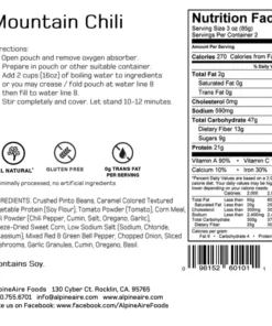 AlpineAire Santa Fe Black Beans & Rice Backpacking Meals