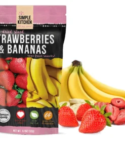 ReadyWise Simple Kitchen Freeze-Dried Strawberries & Bananas - 6 Pack