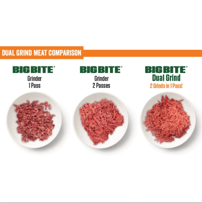 LEM DUAL GRIND #8 BIG BITE MEAT GRINDER - 0.5HP 5 LEM DUAL GRIND #8 BIG BITE MEAT GRINDER - 0.5HP