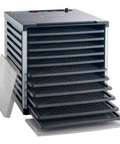 LEM Mighty Bite 10-Tray Double Door Countertop Dehydrator