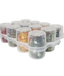 Roots & Harvest Safe Crate For Quart Jars Food & Food Storage