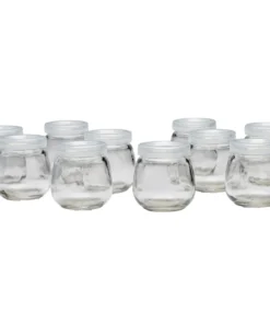 Roots & Harvest Yogurt Jars 4 Oz (12 Pack)