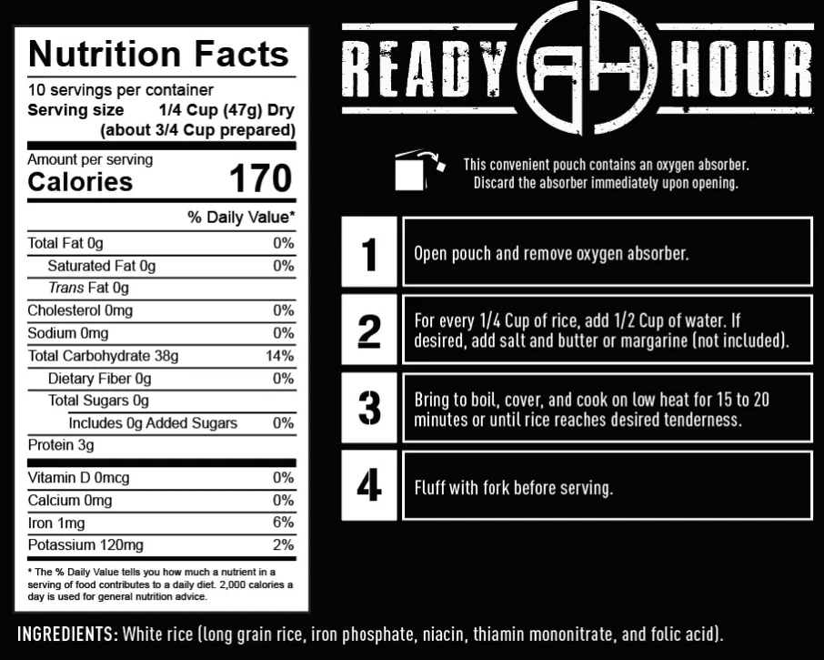 Ready Hour 1-Week Food Supply Ammo Can 11 Ready Hour 1-Week Food Supply Ammo Can