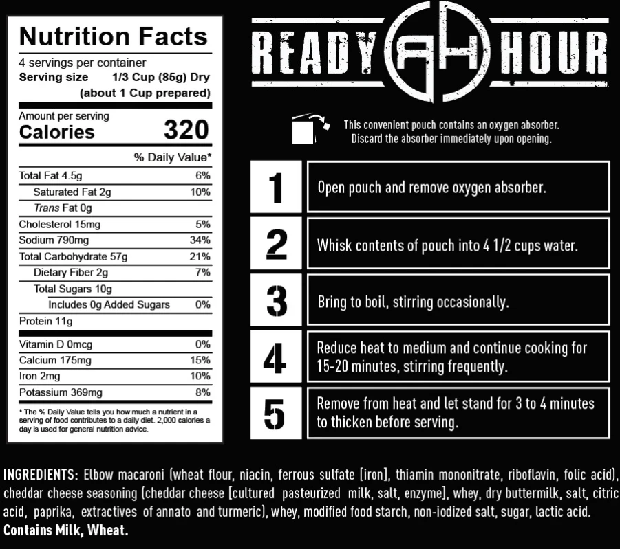 Ready Hour 1-Week Food Supply Ammo Can 10 Ready Hour 1-Week Food Supply Ammo Can