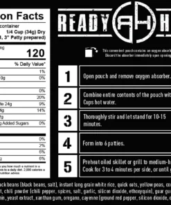 Ready Hour Black Burger Mix Case Pack 7 Ready Hour Black Burger Mix Case Pack