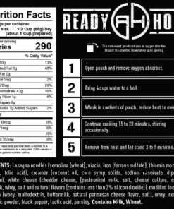 Entrees Ready Hour Fettuccine Alfredo Case Pack