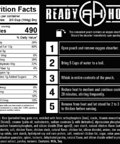 Ready Hour Creamy Chicken Flavored Rice Entrees 7 Ready Hour Creamy Chicken Flavored Rice Entrees