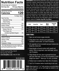 Bakery Ready Hour Honey Wheat Bread Mix #10 Can 7 Bakery Ready Hour Honey Wheat Bread Mix #10 Can