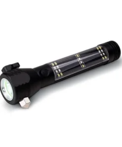 Ready Hour 9-in-1 LED Emergency Solar Rechargeable Flashlight