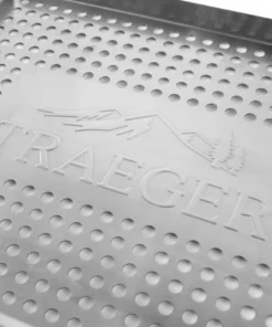 TRAEGER STAINLESS GRILL BASKET 6 TRAEGER STAINLESS GRILL BASKET
