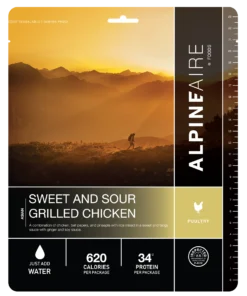AlpineAire Sweet & Sour Grilled Chicken Backpacking Meals
