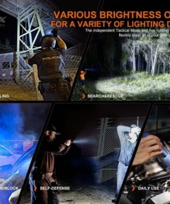 Fenix TK35UE V2.0 5000 Lumens Rechargeable Flashlight Flashlights