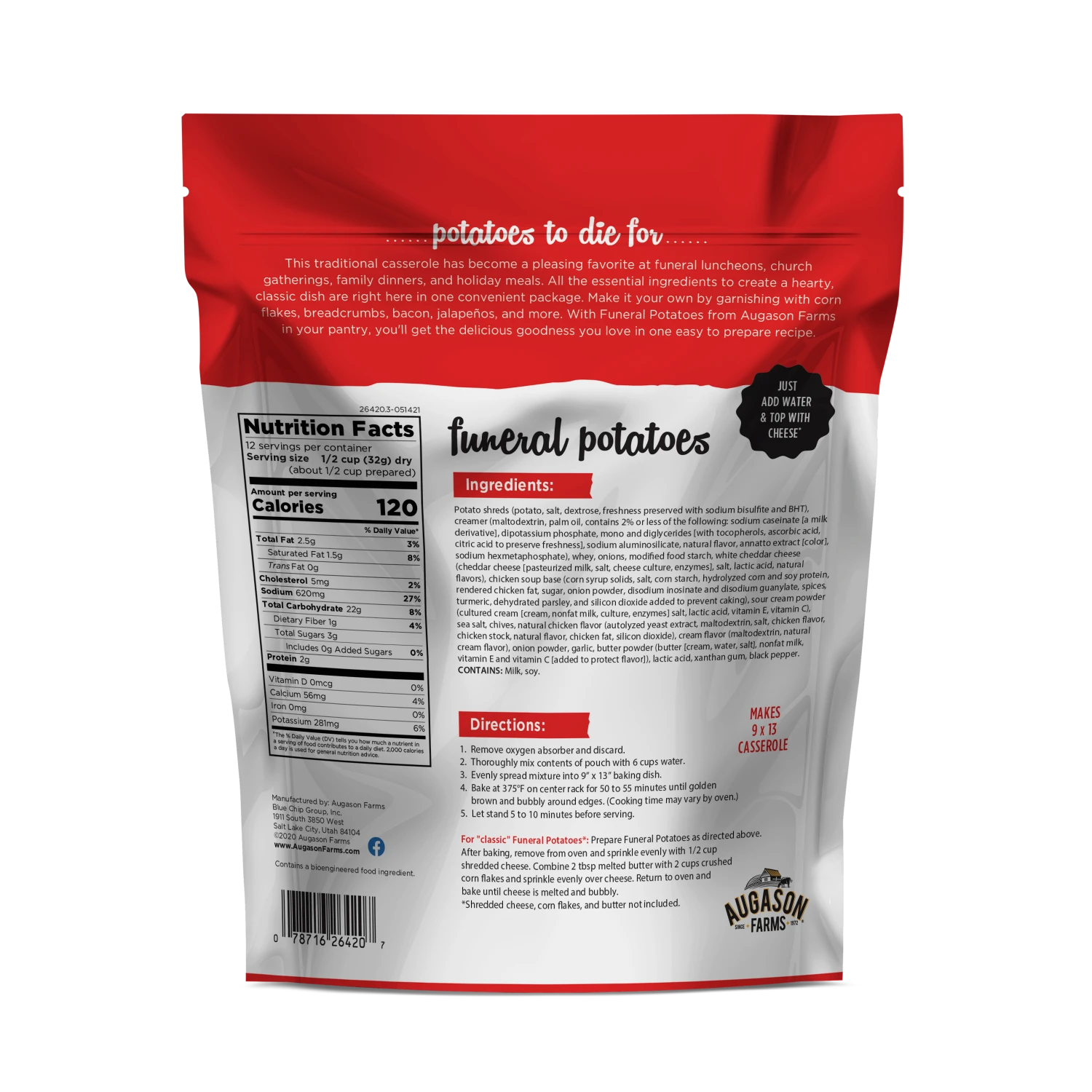 Food & Food Storage Augason Farms Funeral Potatoes 2 Food & Food Storage Augason Farms Funeral Potatoes