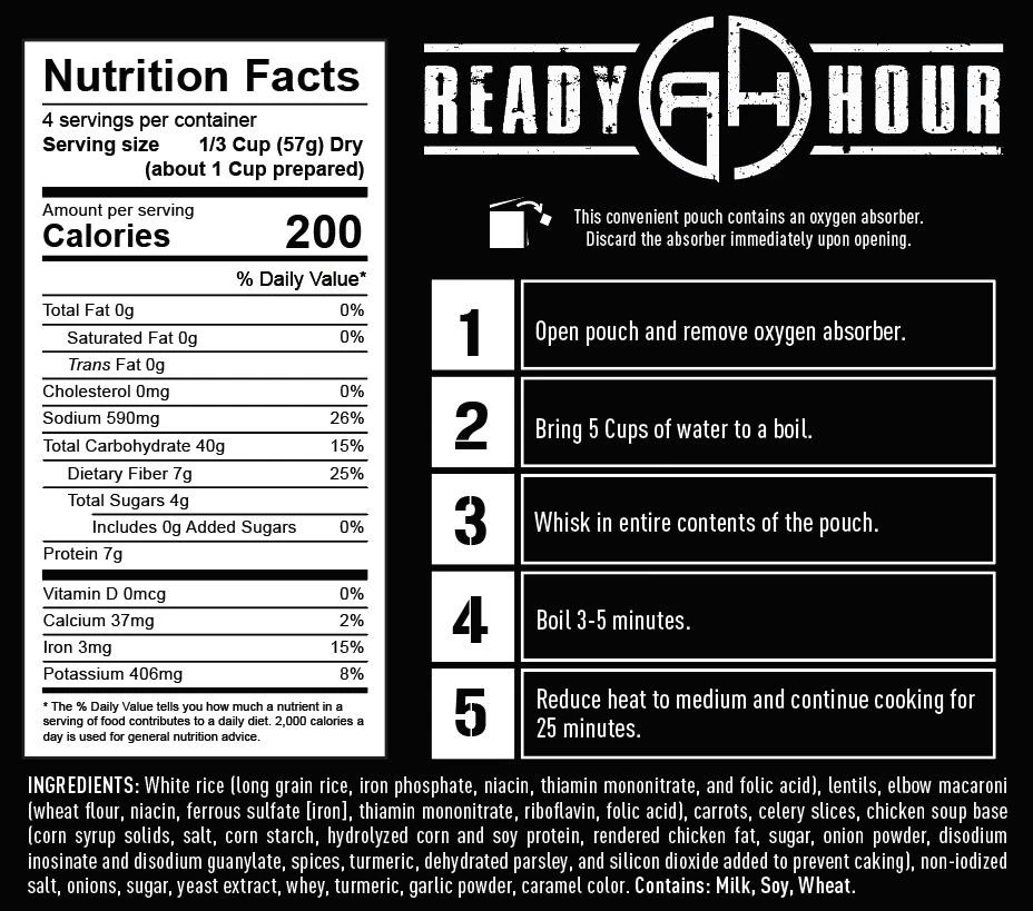Ready Hour Traveller's Stew Case Pack Entrees 4 Ready Hour Traveller's Stew Case Pack Entrees