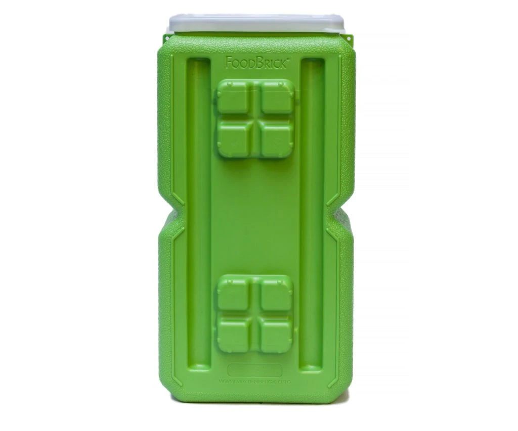 WaterBrick Food & Food Storage Standard FoodBrick 3.5 Gallon - Green 10 Pack 2 WaterBrick Food & Food Storage Standard FoodBrick 3.5 Gallon - Green 10 Pack
