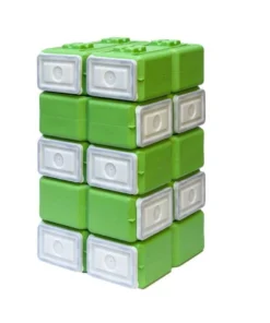 WaterBrick Food & Food Storage Standard FoodBrick 3.5 Gallon - Green 10 Pack