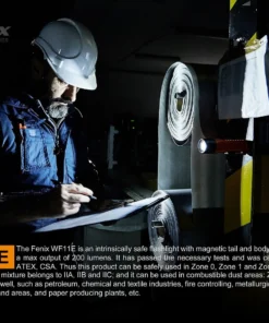 FENIX WF11E 200 LUMENS INTRINSICALLY SAFE FLASHLIGHT