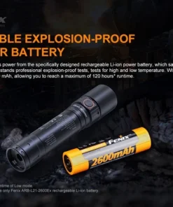 Fenix WF30RE 280 Lumens Intrinsically Safe Flashlight