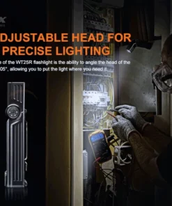 Flashlights Fenix WT25R 1000 Lumens Rechargeable Pivoting Work Light
