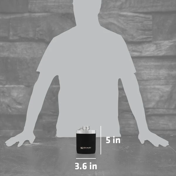 STANLEY MASTER UNBREAKABLE HIP FLASK 8 STANLEY MASTER UNBREAKABLE HIP FLASK
