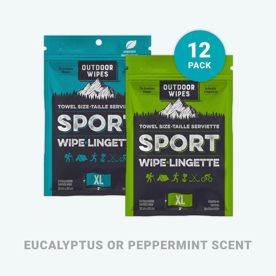 Gear Outdoor Wipes - XL Sports Wipes 5 Gear Outdoor Wipes - XL Sports Wipes