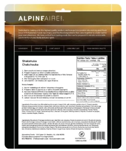 AlpineAire Shakshuka Backpacking Meals